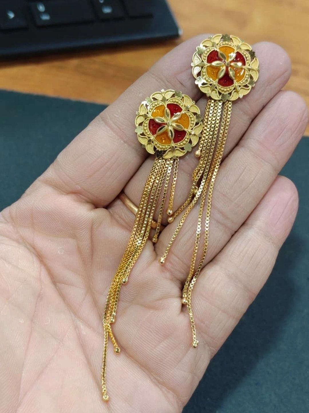 EvoraJewel Circular Drop Earrings-picture-22