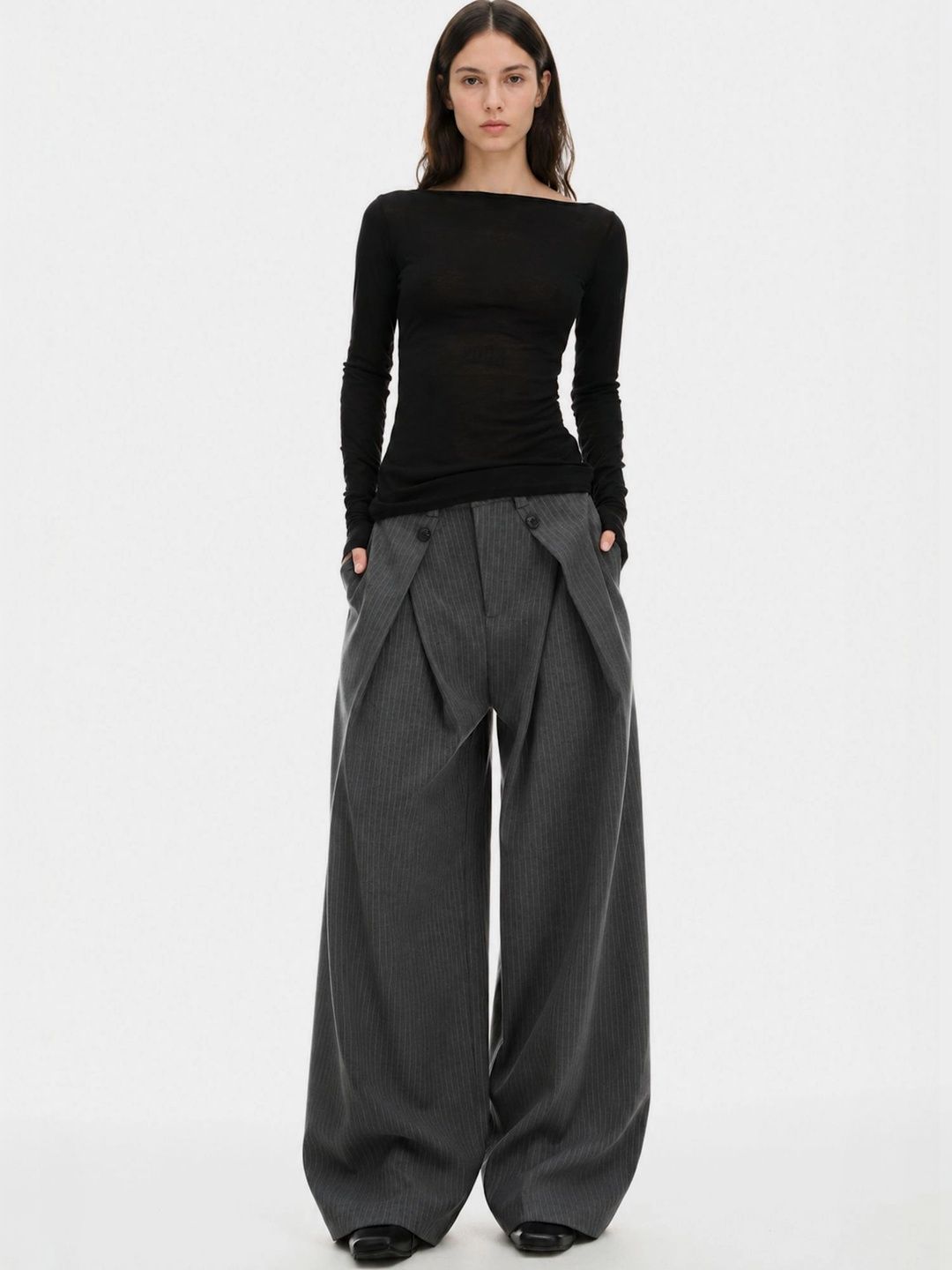 LULU & SKY Women High-Rise Trousers-picture-13