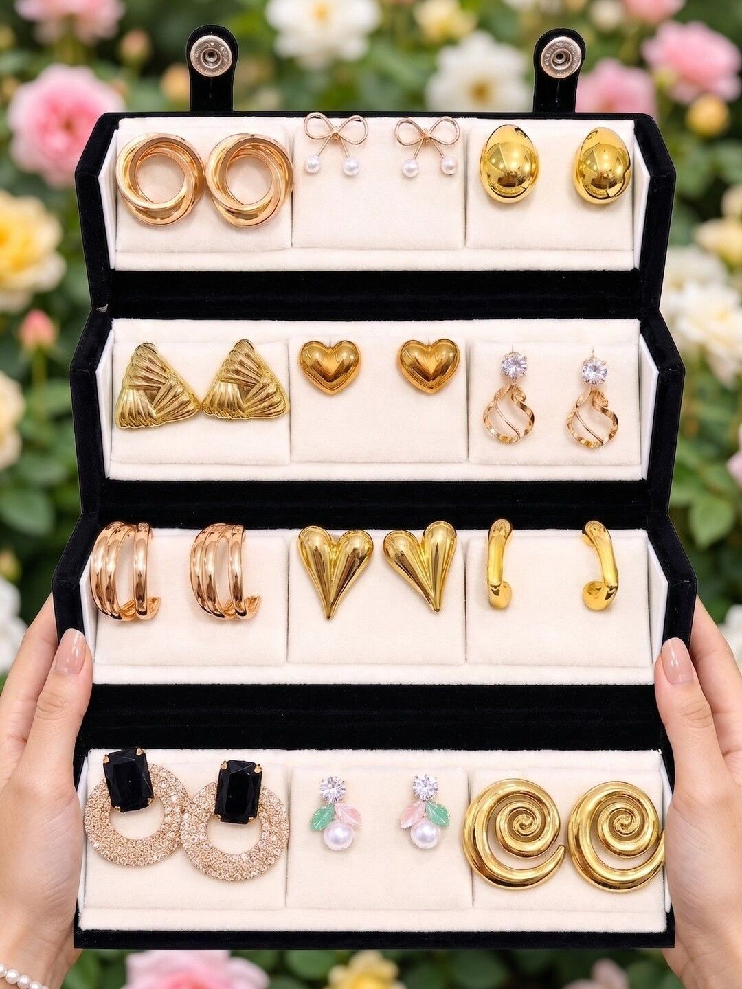 Nui Geometric Studs Earrings-picture-29