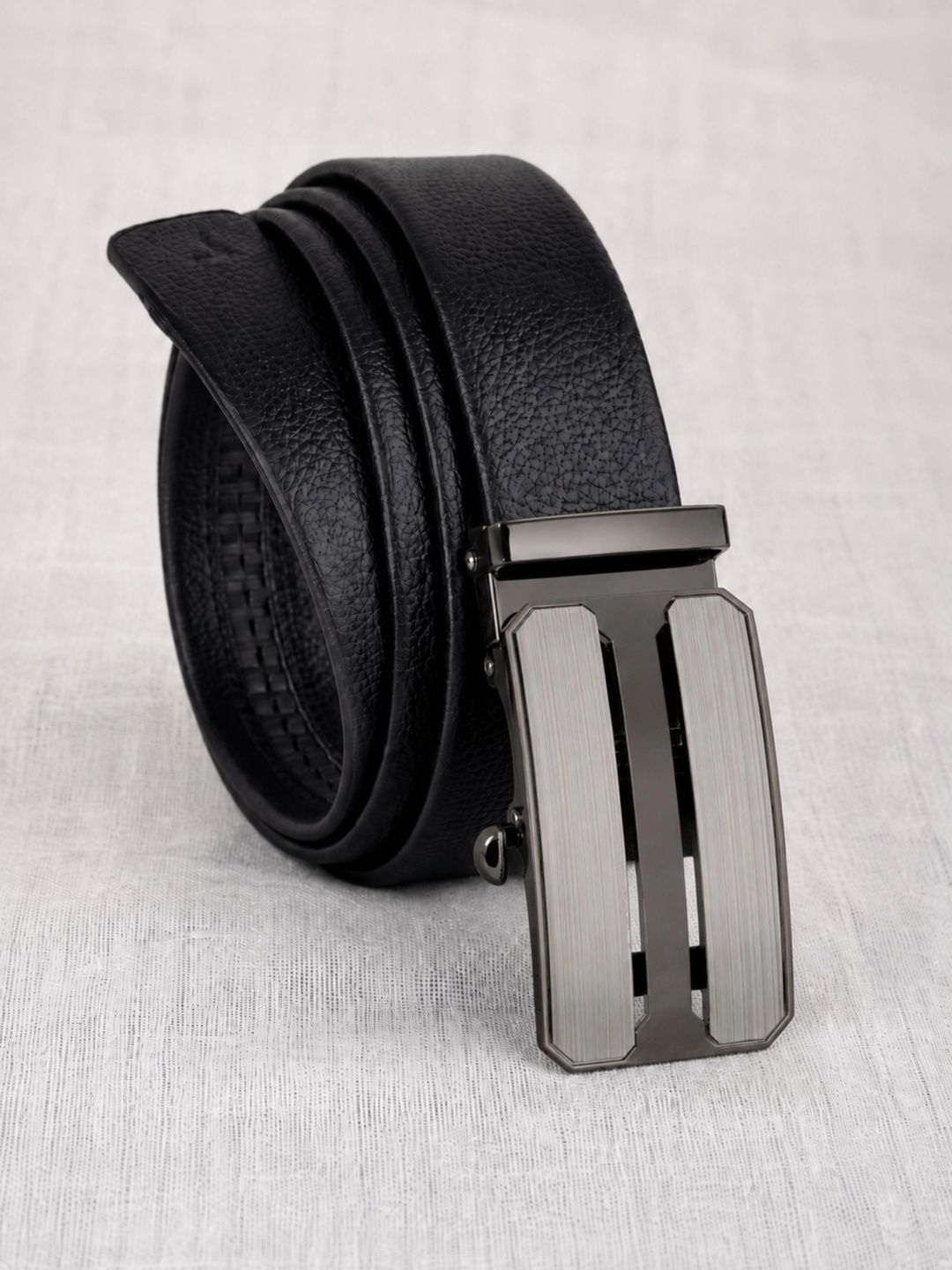 Pacific Gold Men Textured PU Formal Belt-picture-16