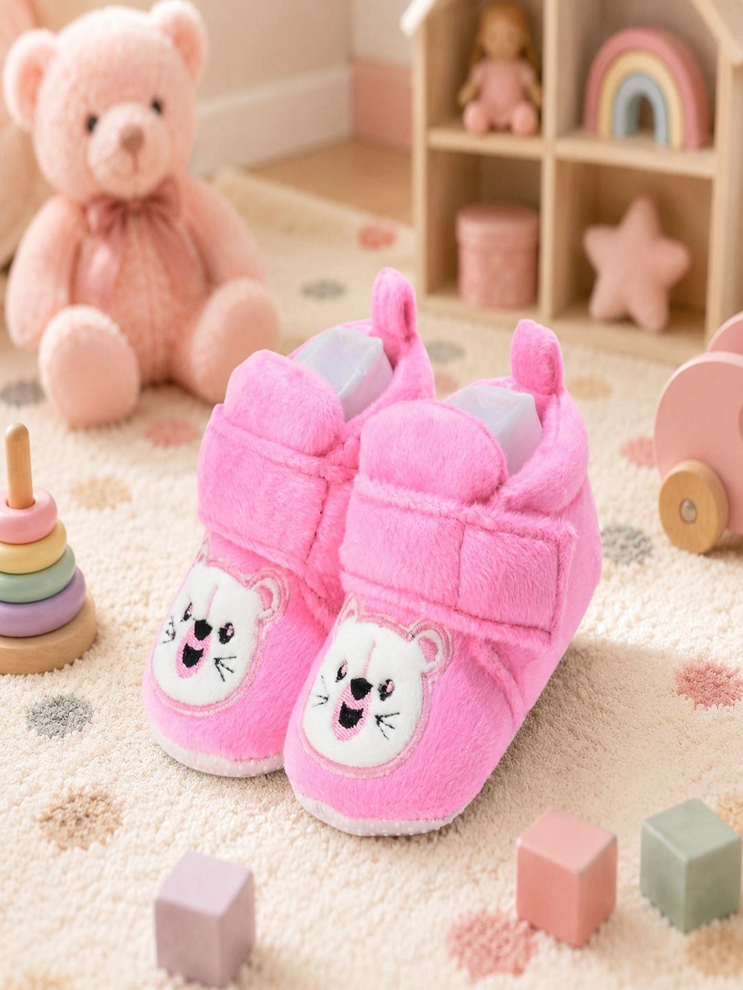 Star Fish Unisex Kids Cotton Booties-picture-20
