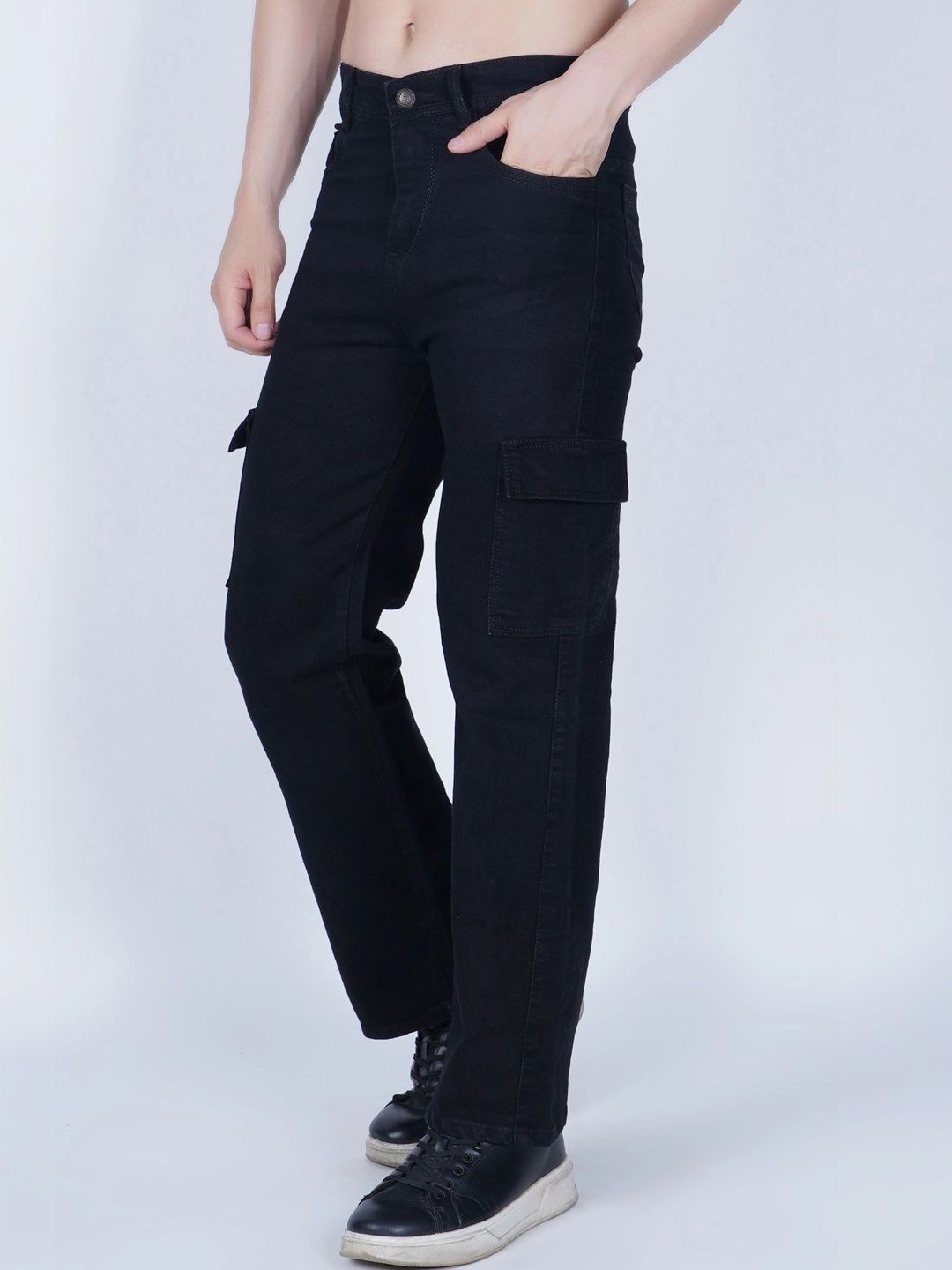 HERE&NOW Men Classic Easy Wash Cargos Trousers-picture-33