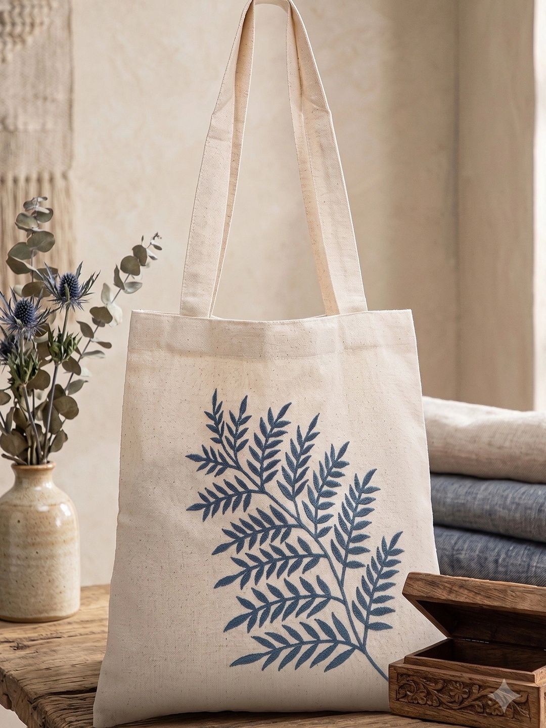 FUSIONARI Floral Printed Tote Bag-picture-51