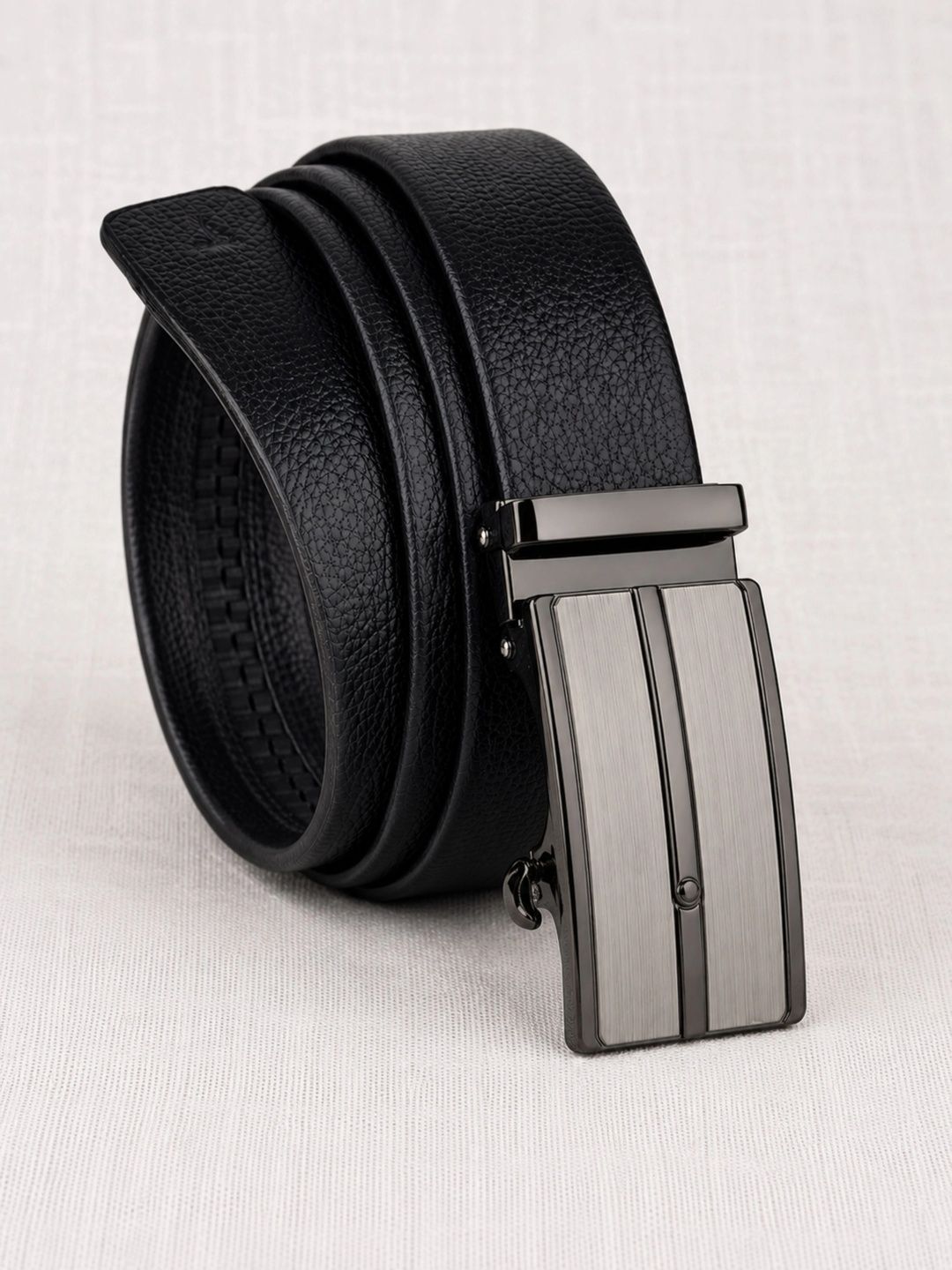 Pacific Gold Men Textured PU Formal Belt-picture-23