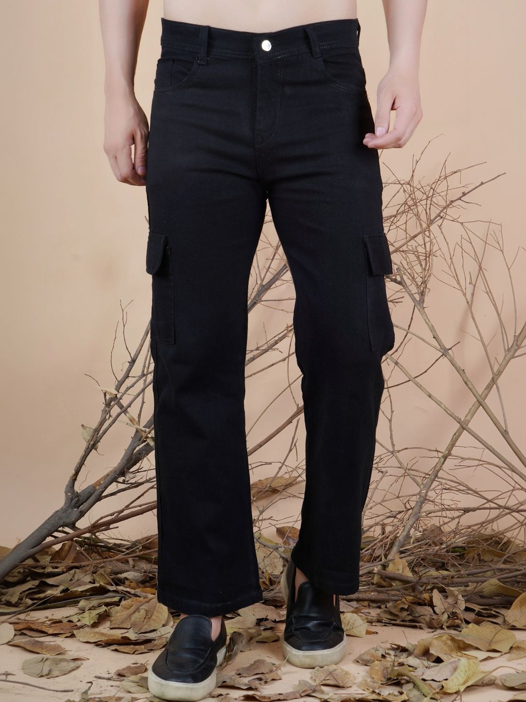 HERE&NOW Men Classic Cargos Trousers-picture-46