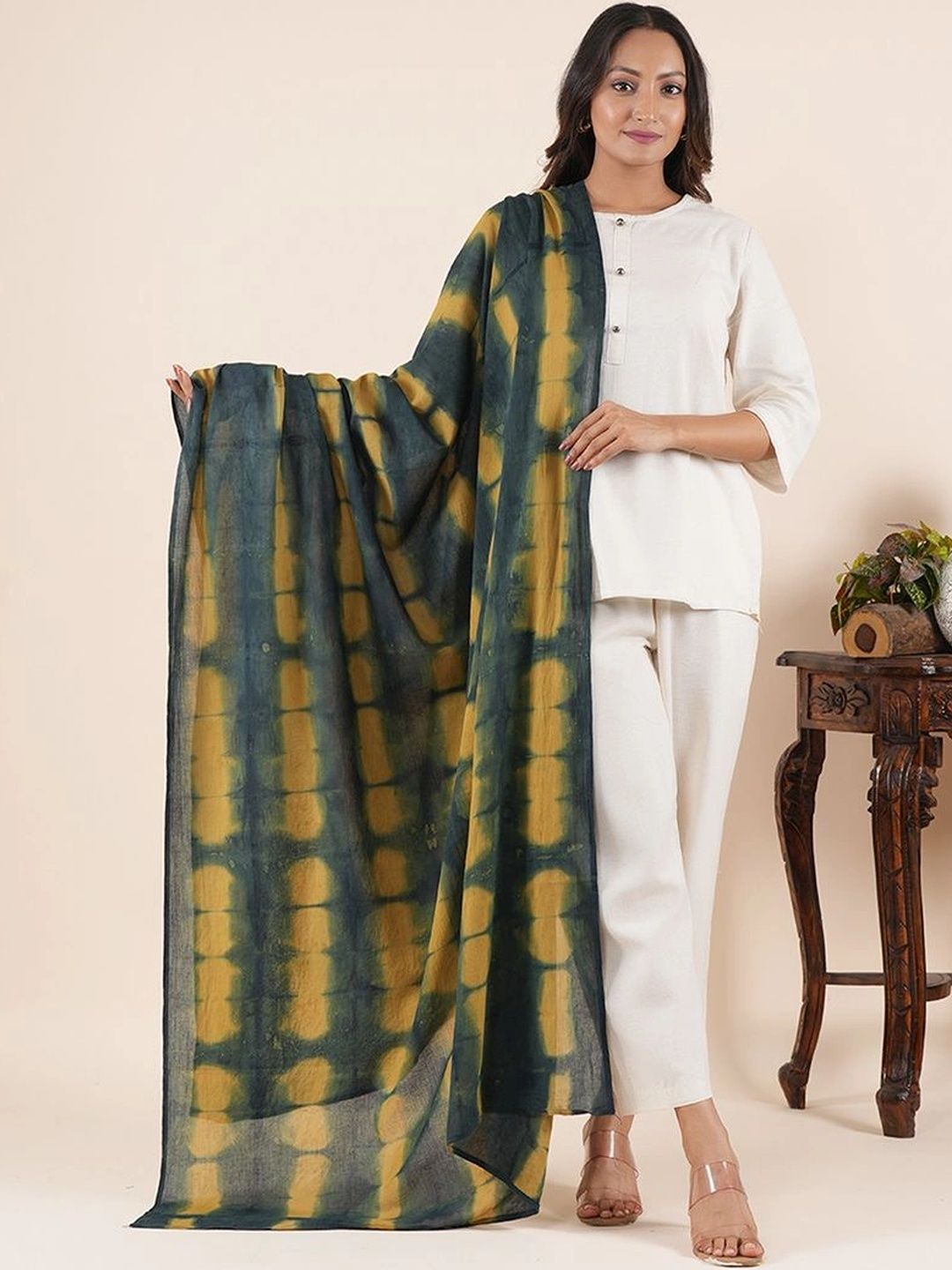 Style Shoes Dyed Pure Cotton Tie and Dye Dupatta-picture-27