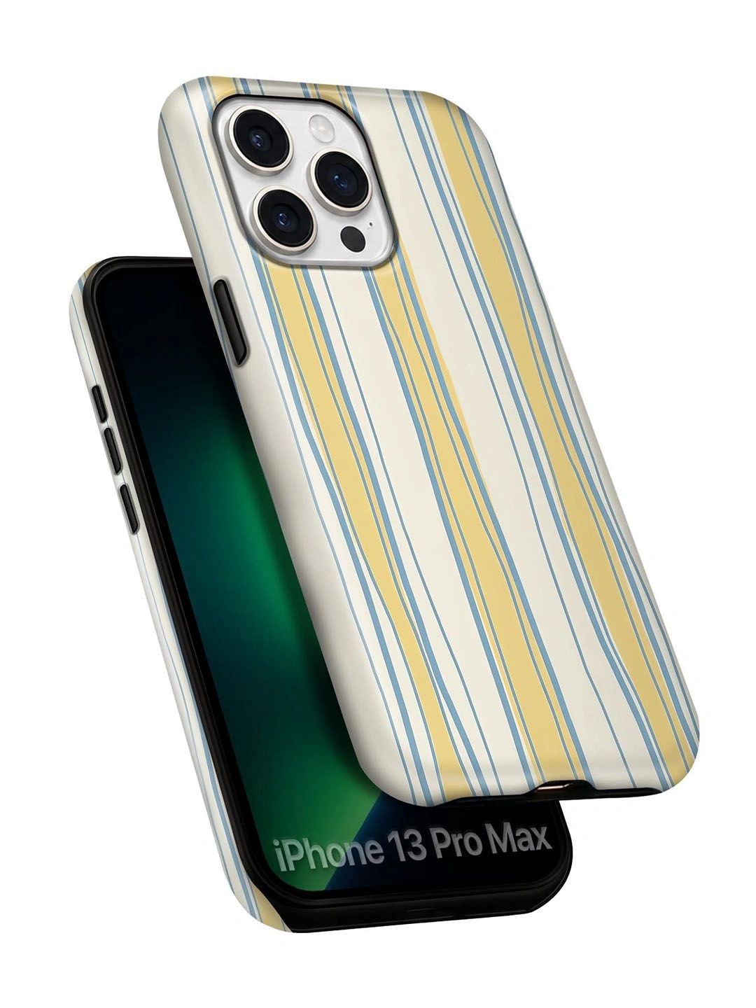 QRIOH Geometric Printed iPhone 13 Pro Max Back Case Mobile Accessories-picture-24