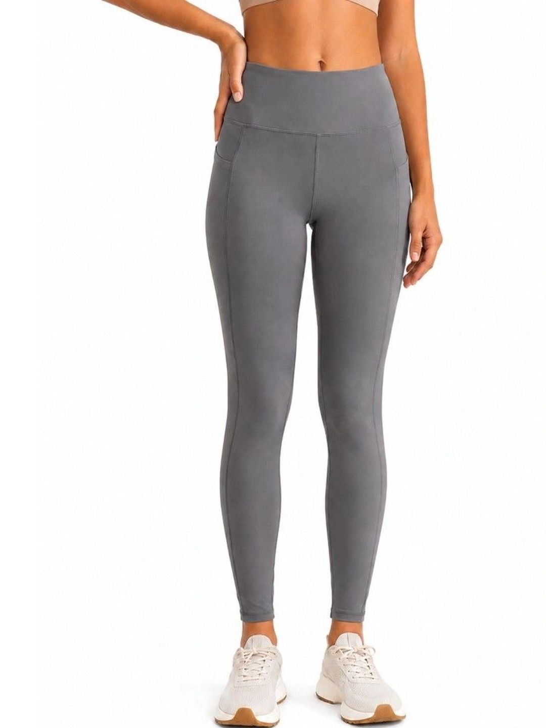 BLOSSOM Women High-Waist Moisture-Wicking Ankle-Length Yoga Tights-picture-8