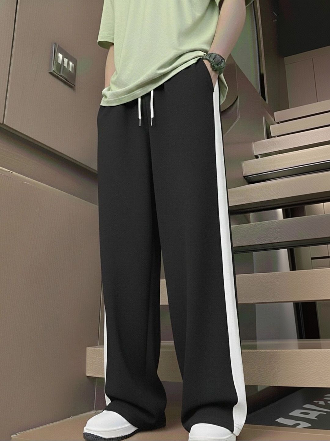 FLYWIND Men Regular Fit Training Track Pants-picture-39