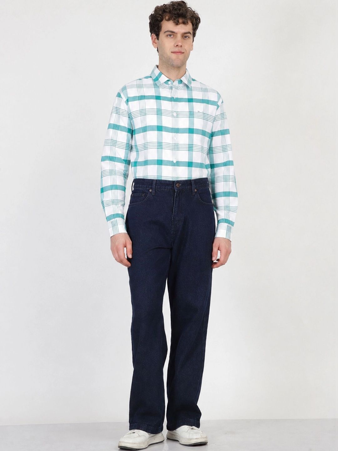 BEN SHERMAN Men Checked Casual Shirt-image-48
