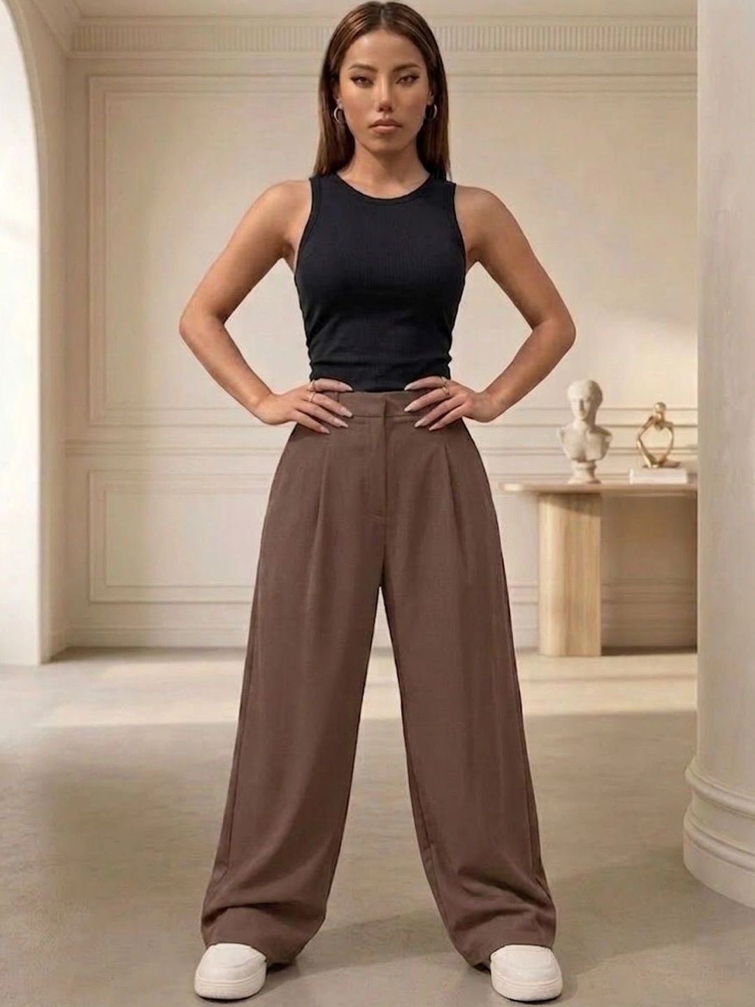 Chemistry Women Pleated Trousers-picture-31