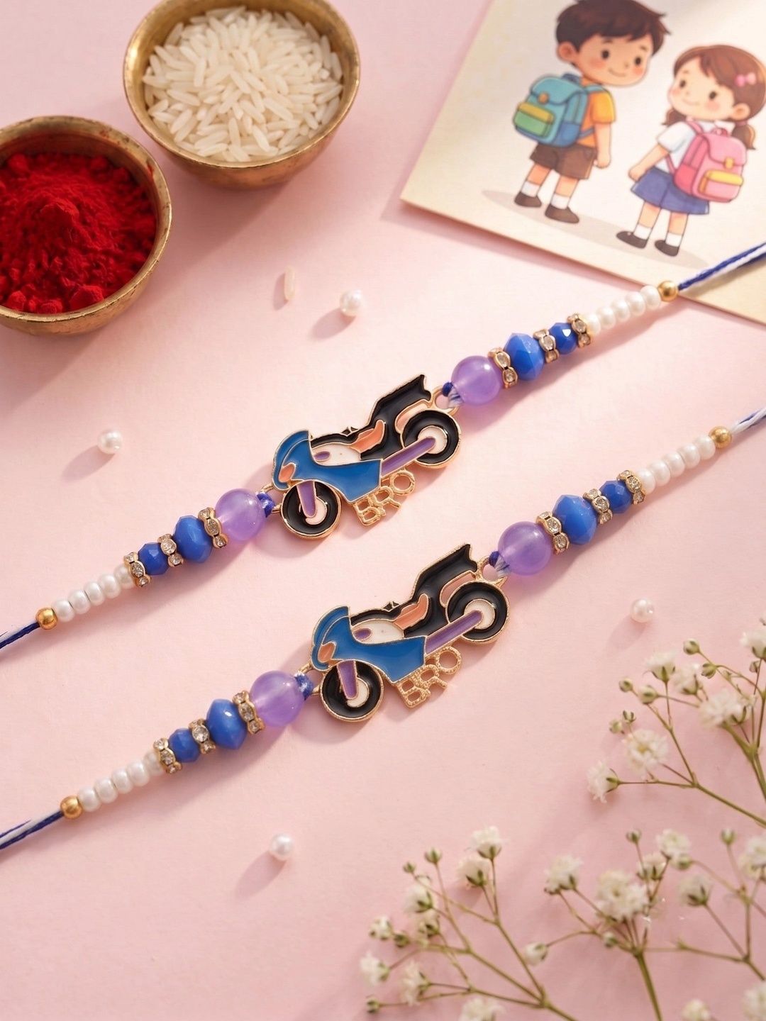 MEIRA JEWELLERY Thread Rakhi-picture-13