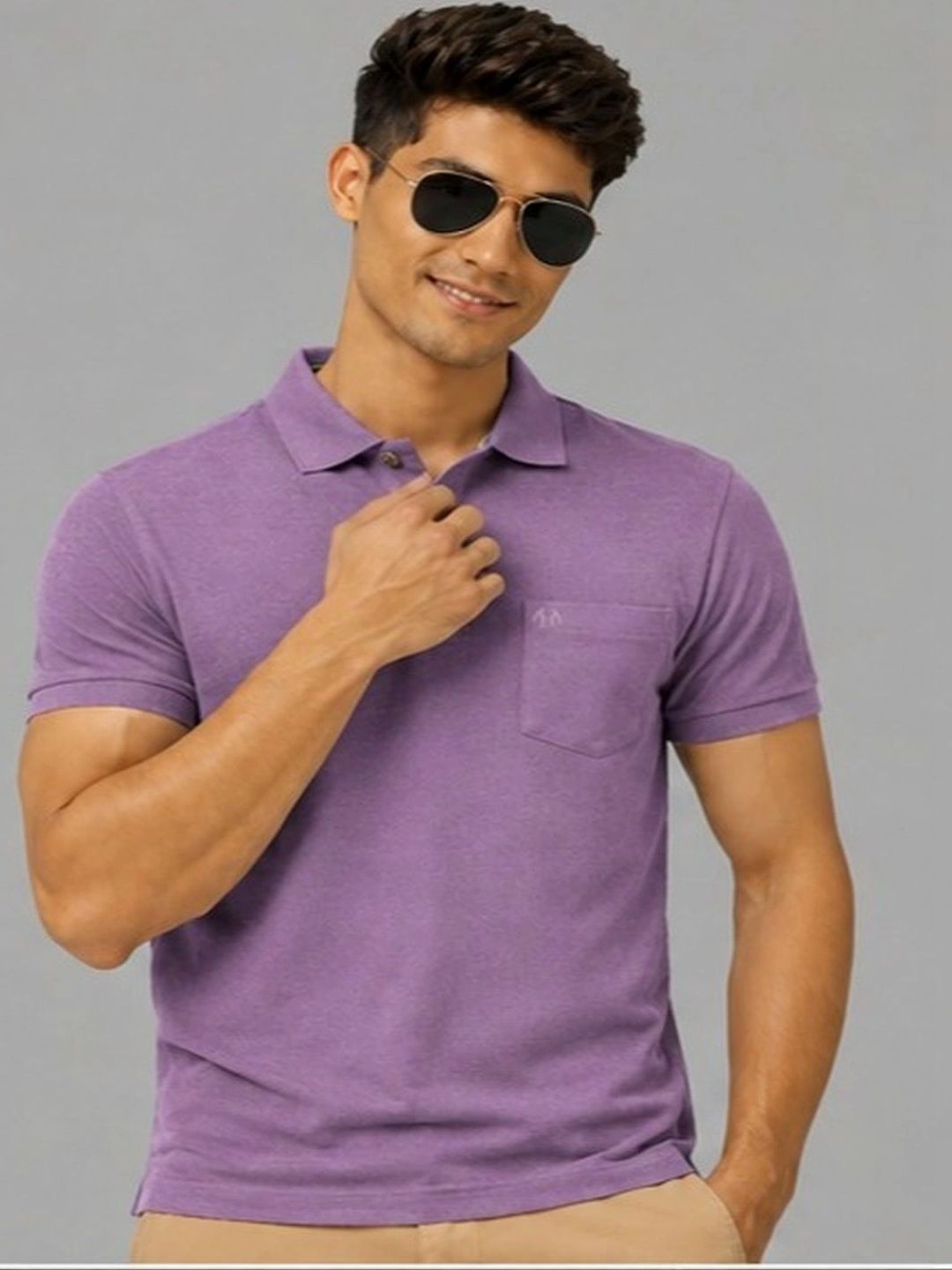 TREND TWIST Men Polo Collar Pockets T-shirt-picture-31