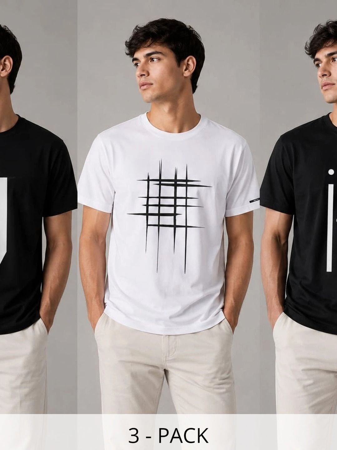 WIKE DENIMS Men 3 Printed T-shirt-picture-50