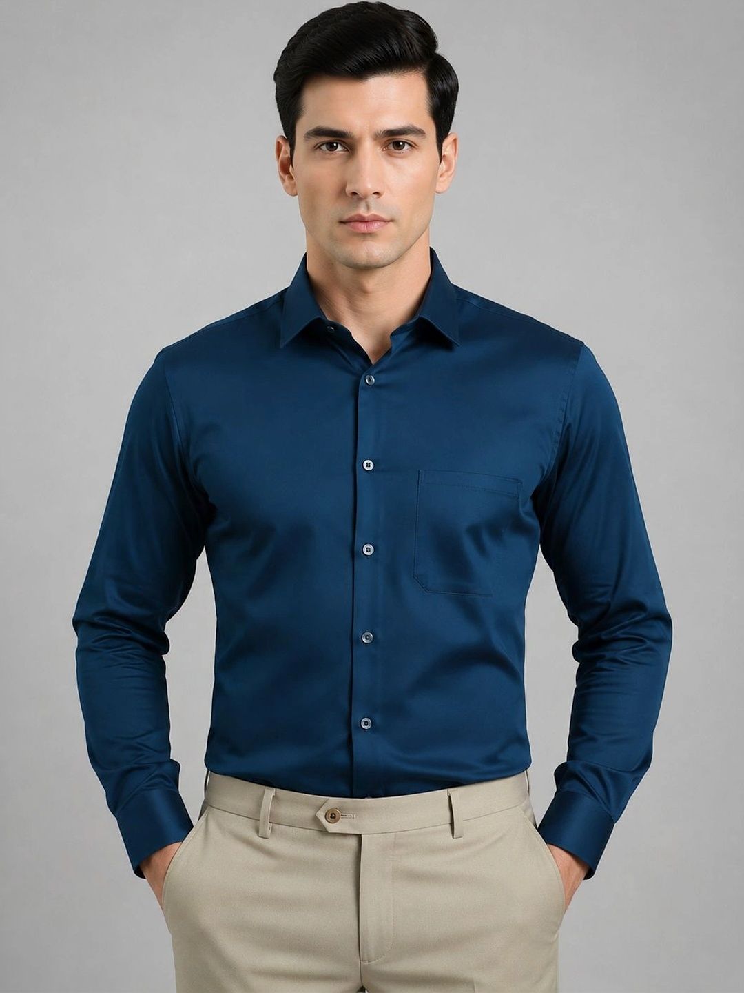 Indian Needle Men Classic Formal Shirt-picture-17