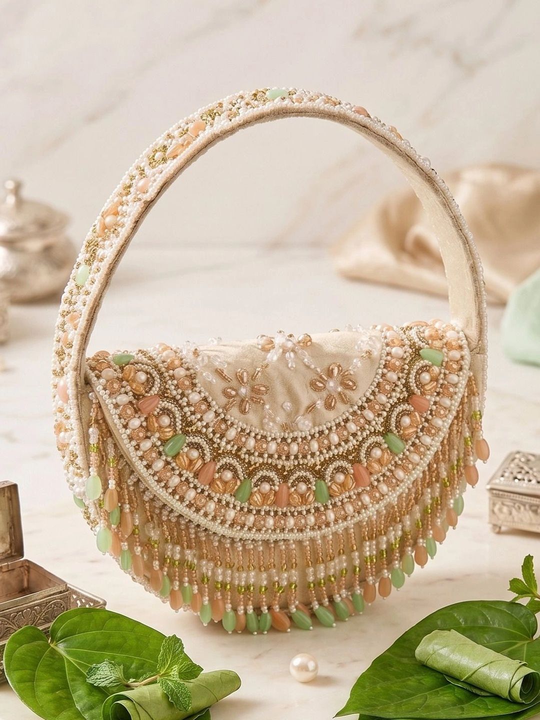 Nui Embellished Handheld Bag-picture-13