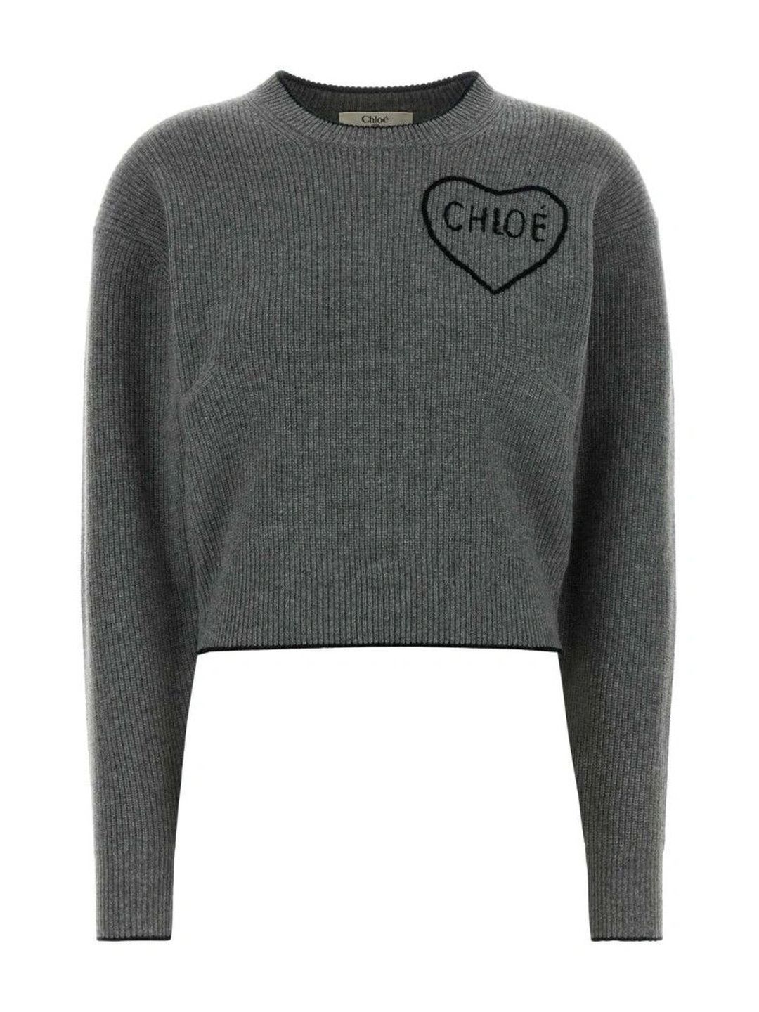 Chloe Women Ribbed Woollen Crop Pullover-picture-32