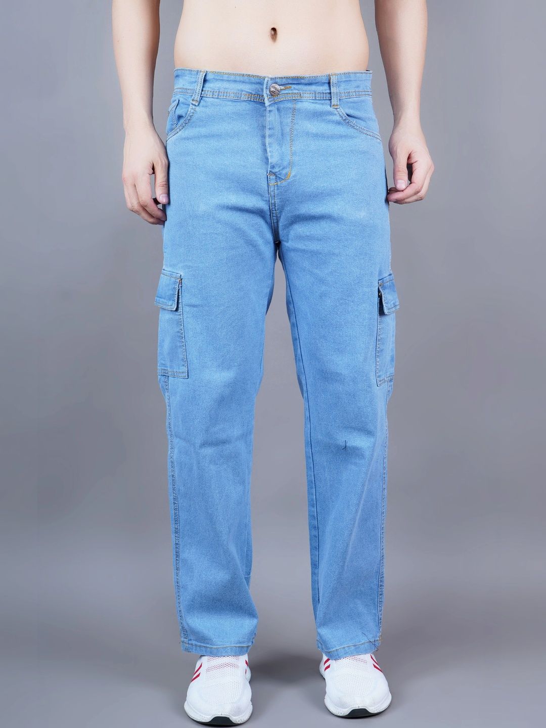 HERE&NOW Men Classic Cargos Trousers-picture-17