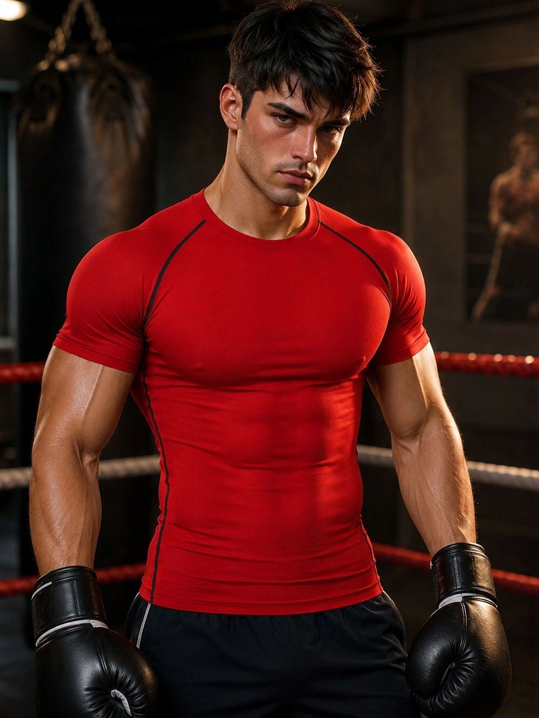 Trudam Men Compression T-shirt-image-29