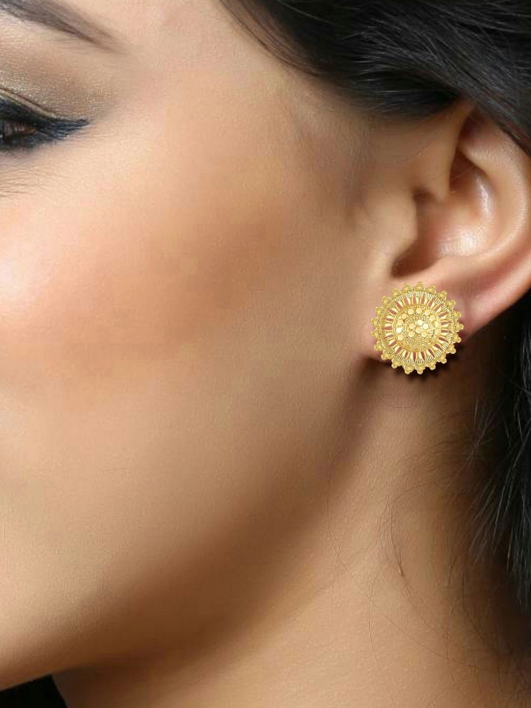VIVASTRI Circular Studs Earrings-picture-30