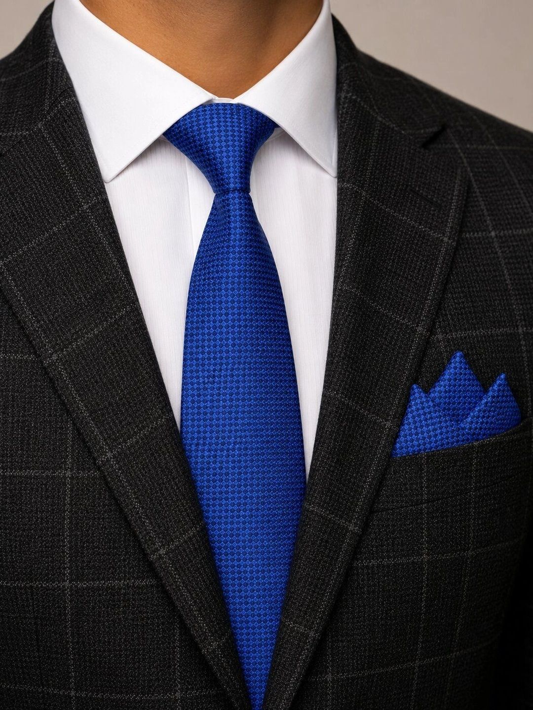 Cazzano Men Woven Design Broad Tie-picture-37