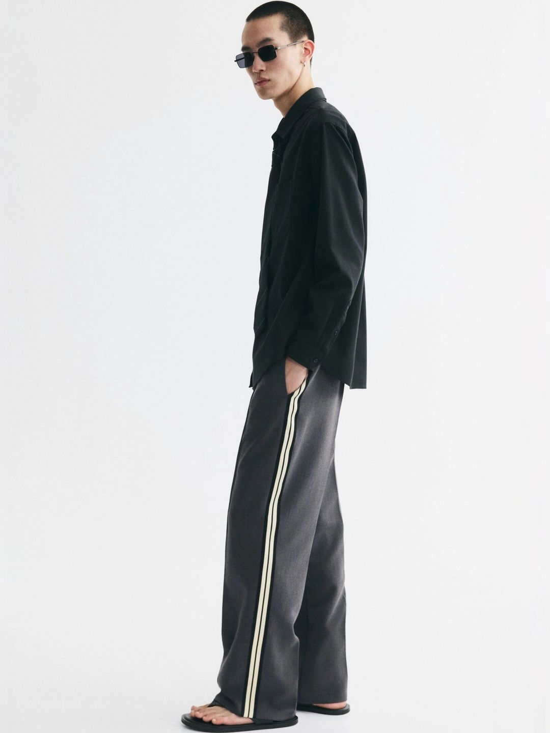 H&M Men Relaxed Fit Trousers-picture-37
