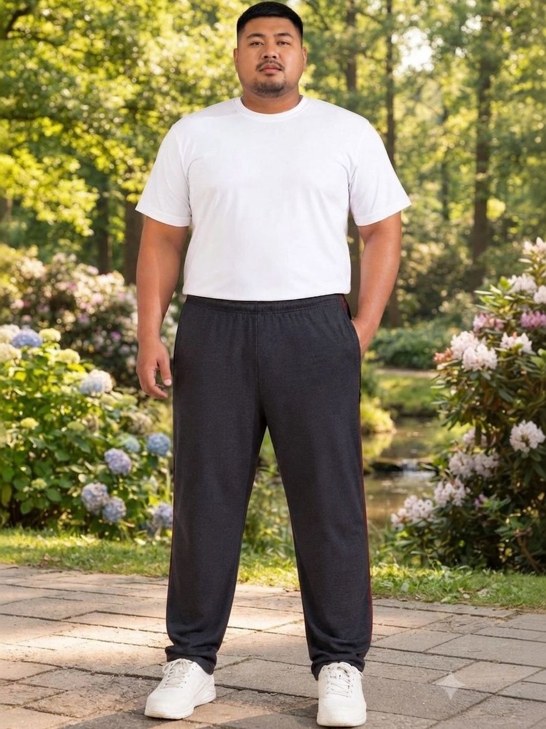 ZEFFIT Men Straight Fit Training Track Pants-picture-12