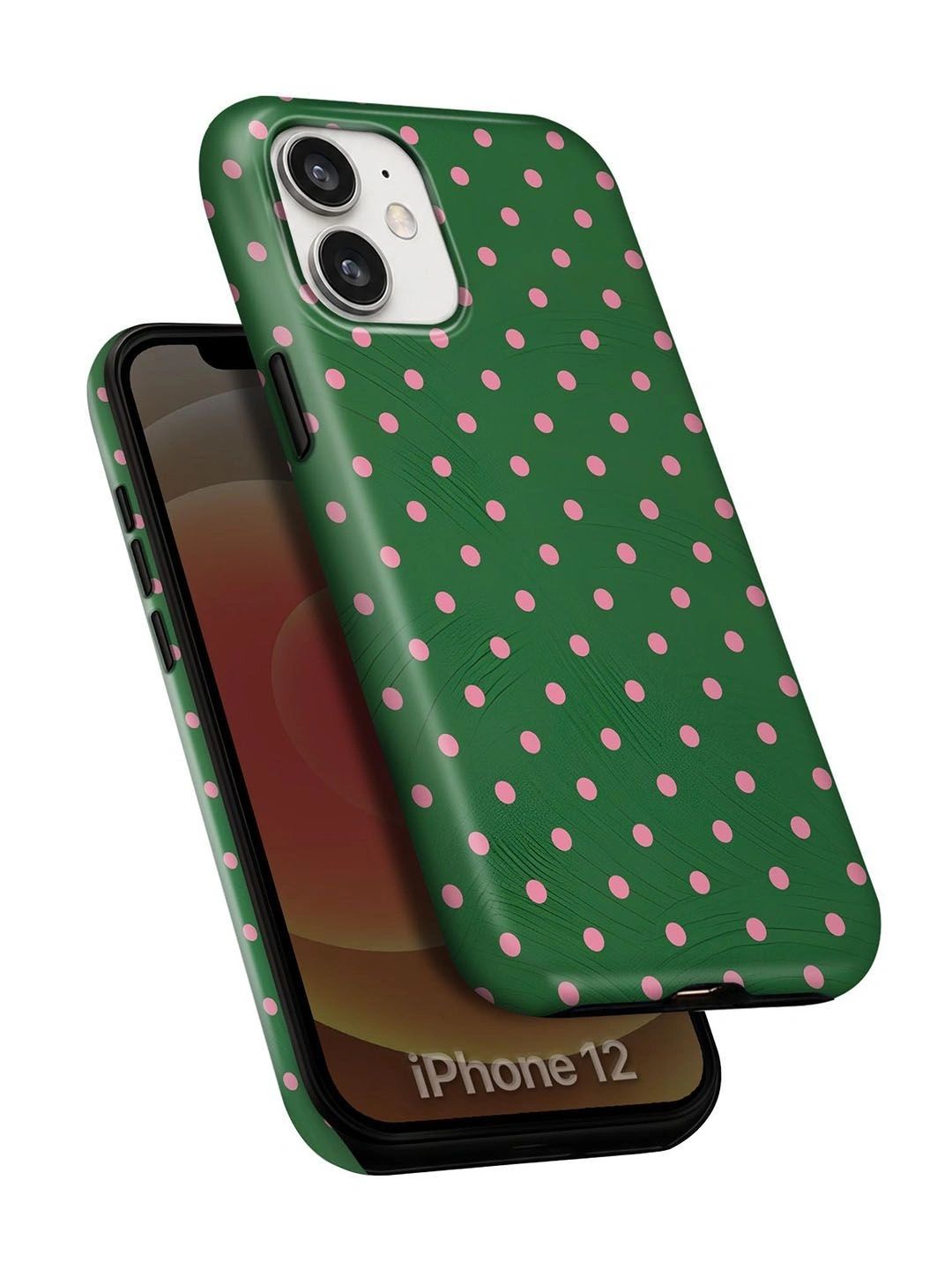 QRIOH Geometric Printed iPhone 12 Back Case Mobile Accessories-picture-20