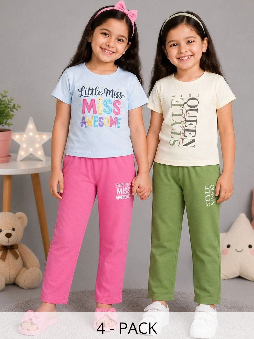 Todd N Teen Girls Printed Night suit-picture-37
