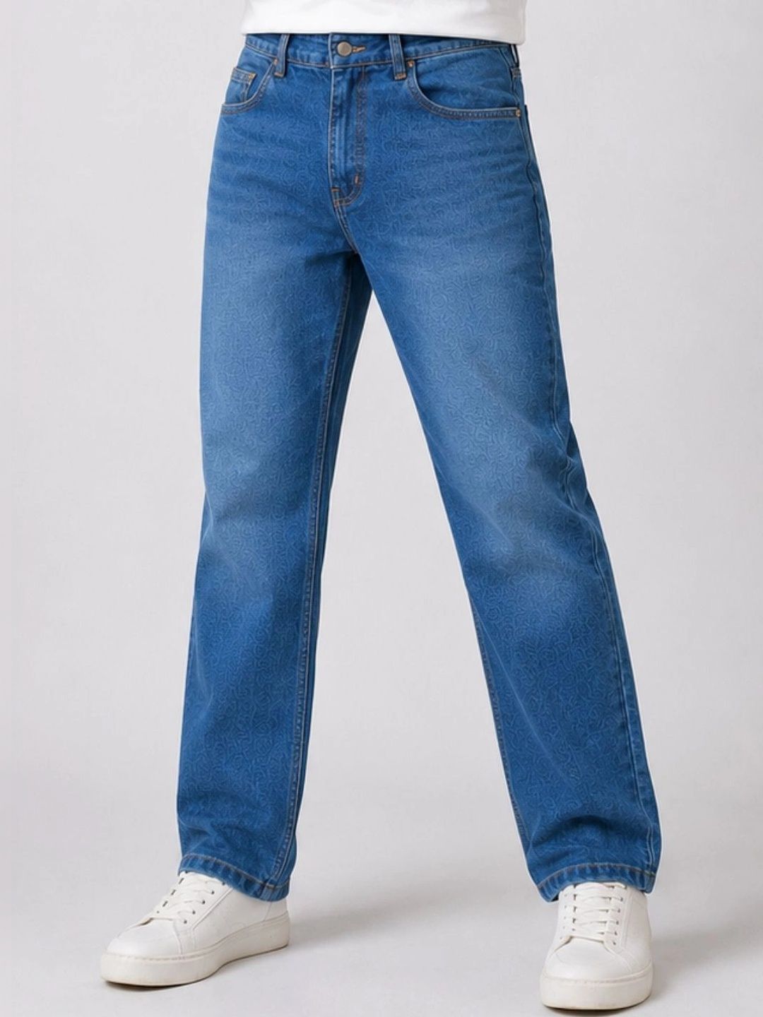 MODOMAN Men Regular Fit Mid-Rise Stretchable Jeans-picture-57