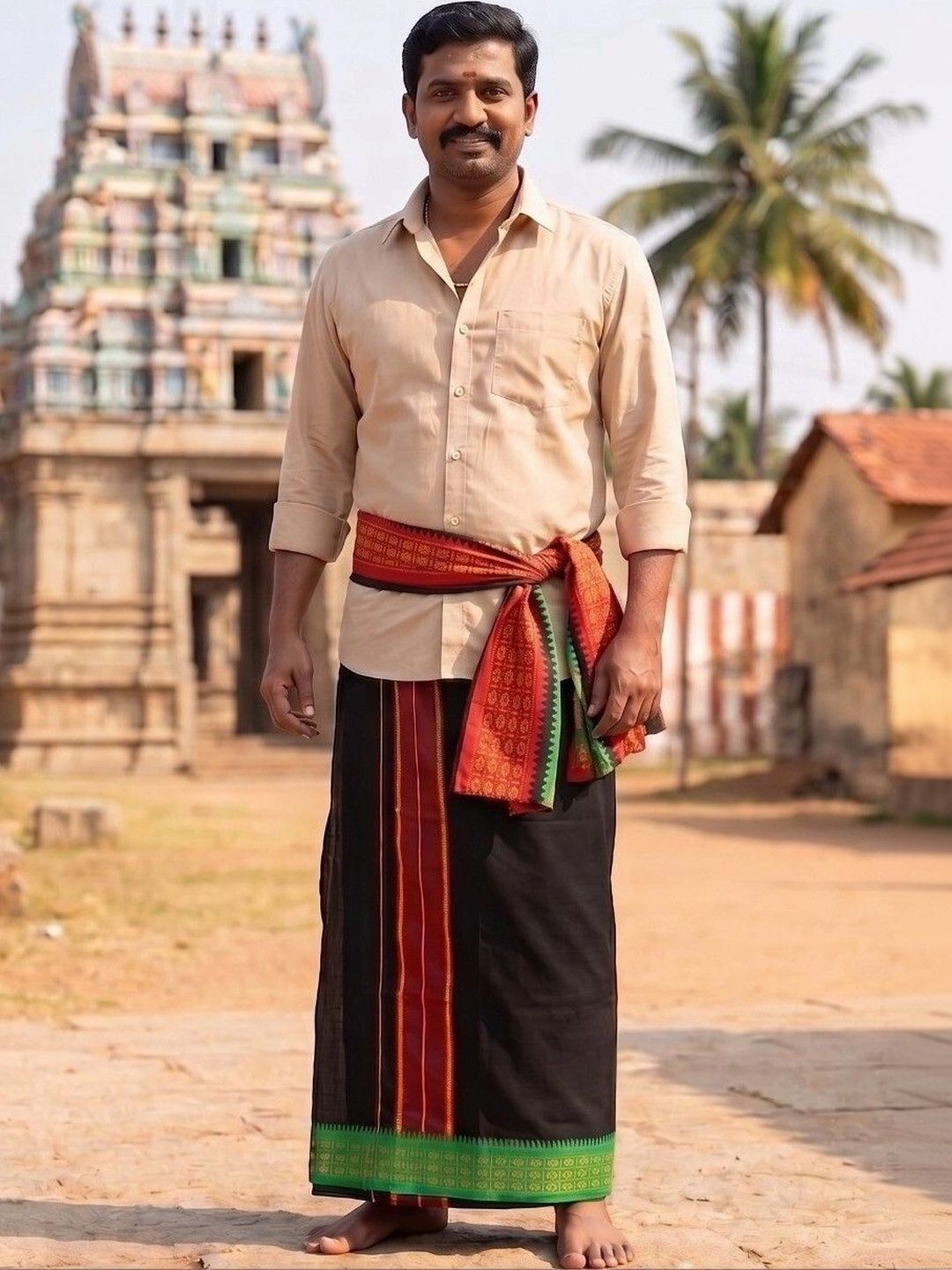 Hornbill Enterprises Men Cotton Dhoti Dhotis-picture-28