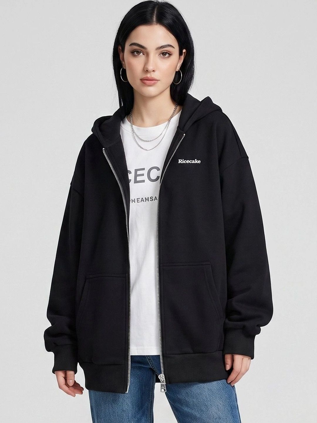 Suo Women Typography Puffer Jacket-picture-37