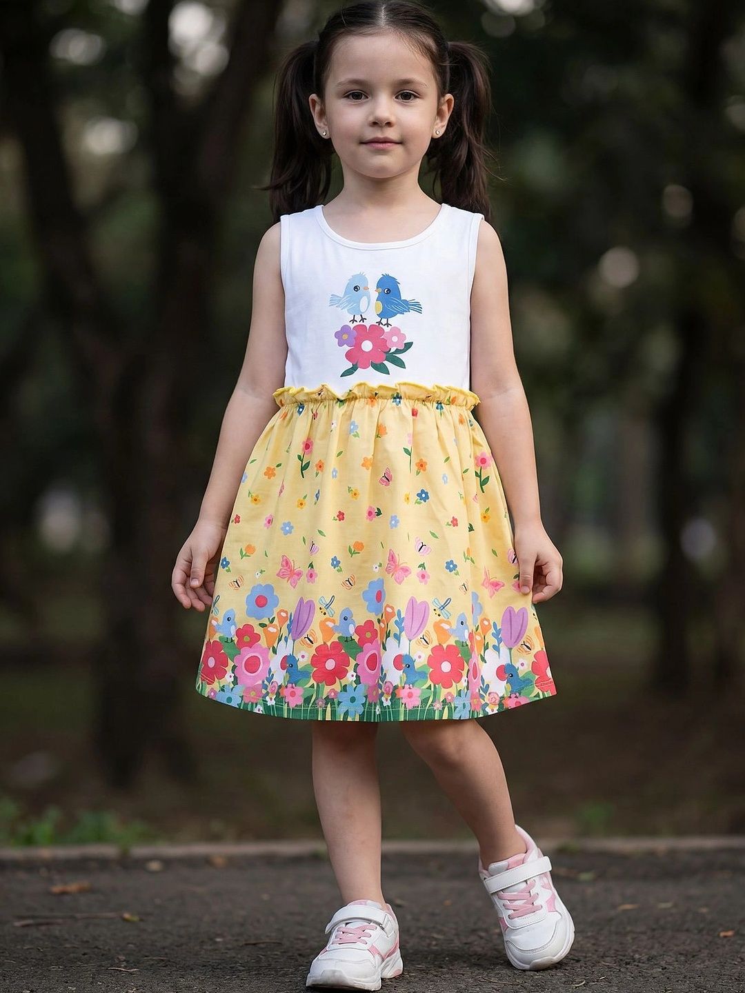 HELLCAT Floral Print A-Line Dress-picture-33