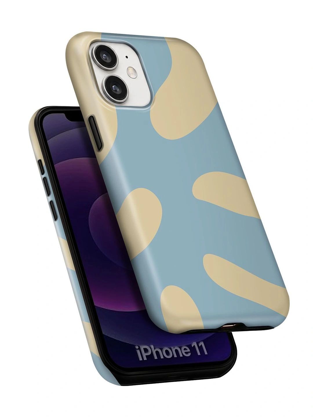 QRIOH Abstract Printed iPhone 11 Back Case Mobile Accessories-picture-38