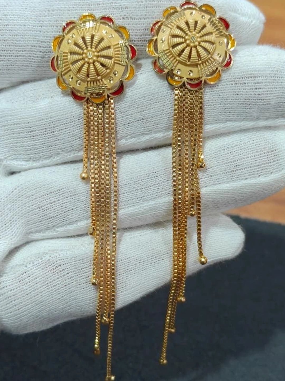 EvoraJewel Circular Drop Earrings-picture-15