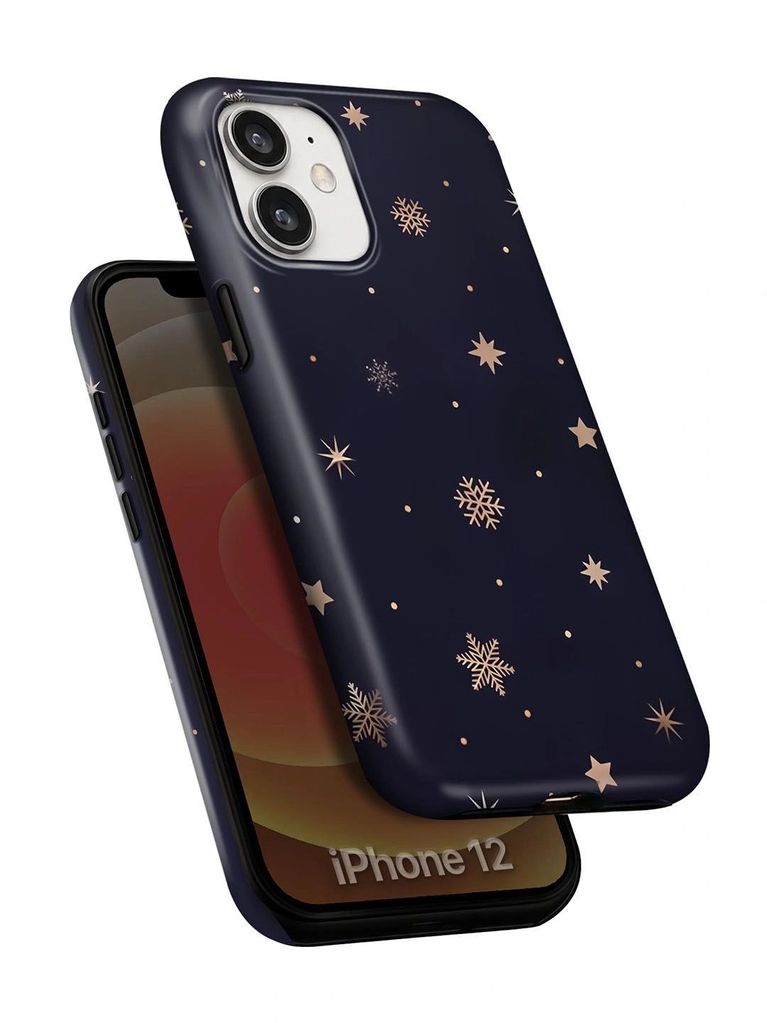 QRIOH Conversational Printed iPhone 12 Back Case Mobile Accessories-image-46