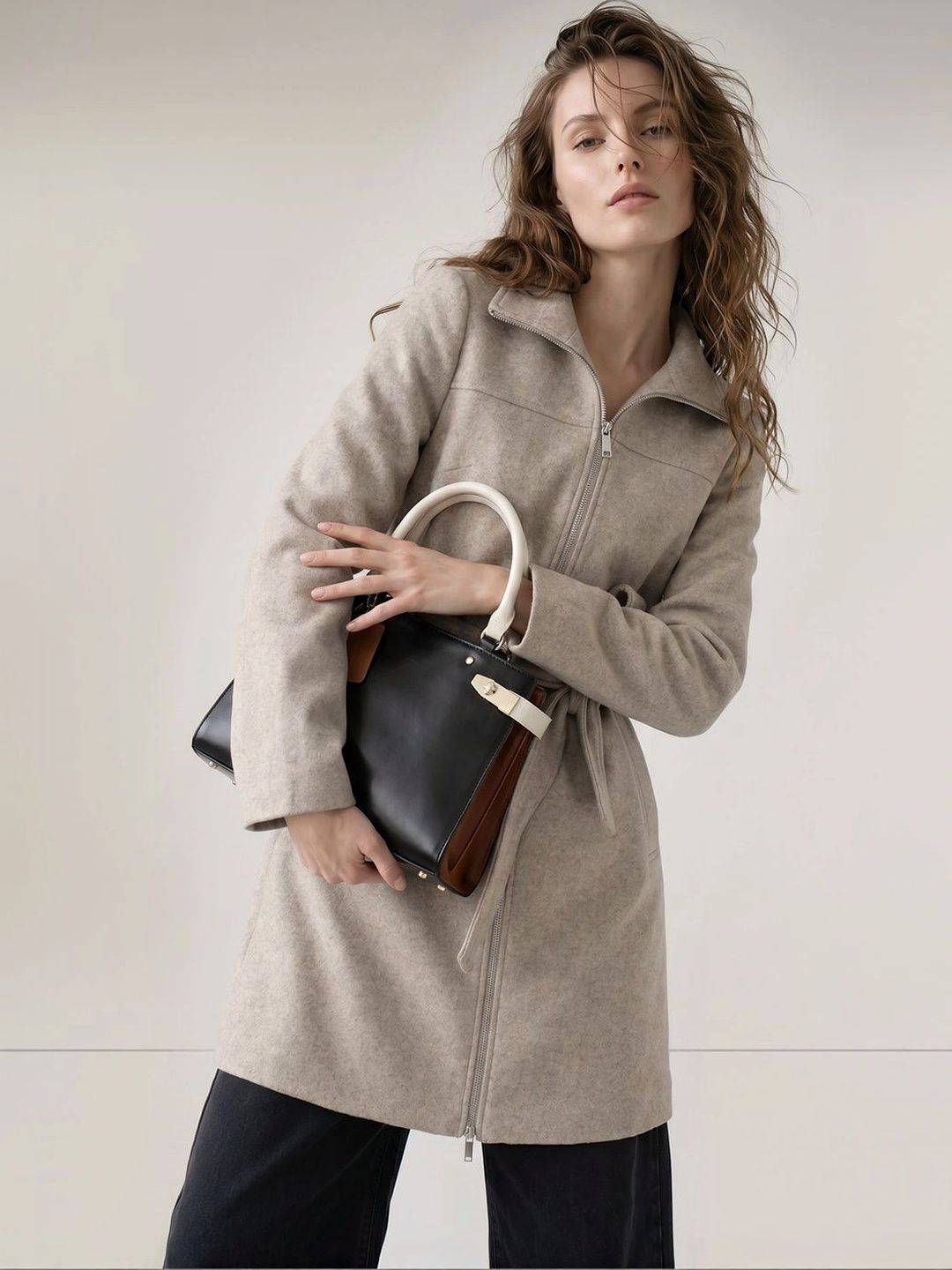 Vero Moda Stand Collar Regular Overcoat-picture-16