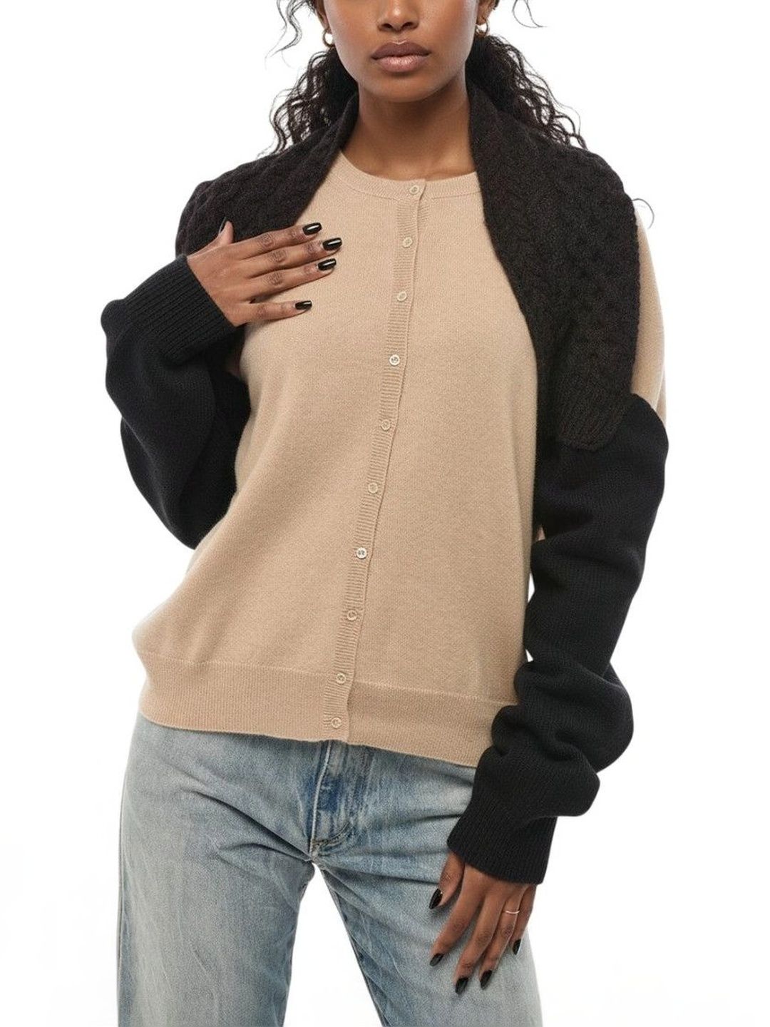 Fendi Women Colourblocked Woollen Cardigan-picture-23