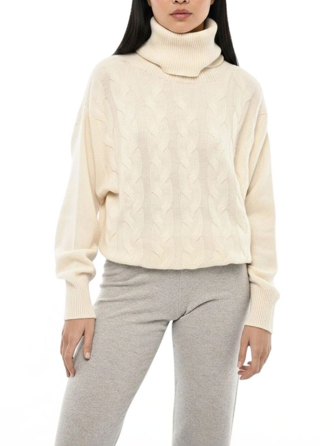 Woolrich Women Cable Knit Woollen Pullover-picture-50