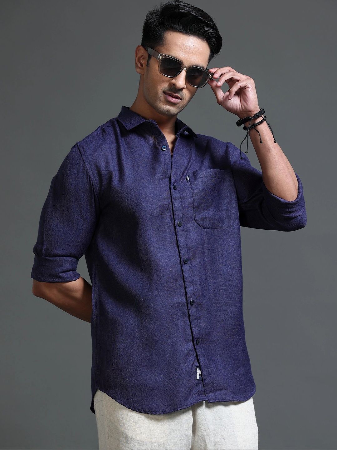 Rope Men Classic Slim Fit Casual Shirt-picture-19