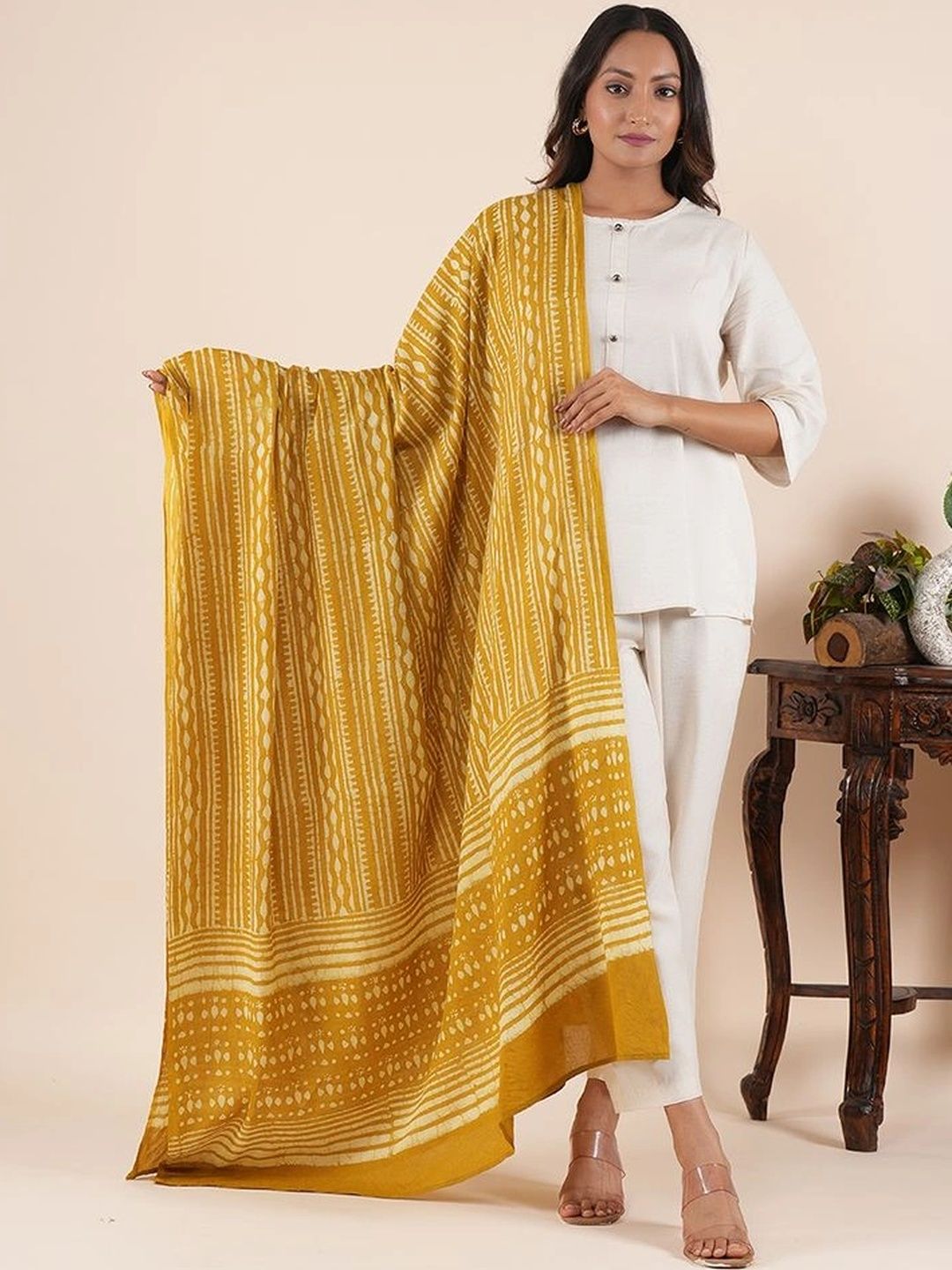 Style Shoes Printed Pure Cotton Block Print Dupatta-picture-11