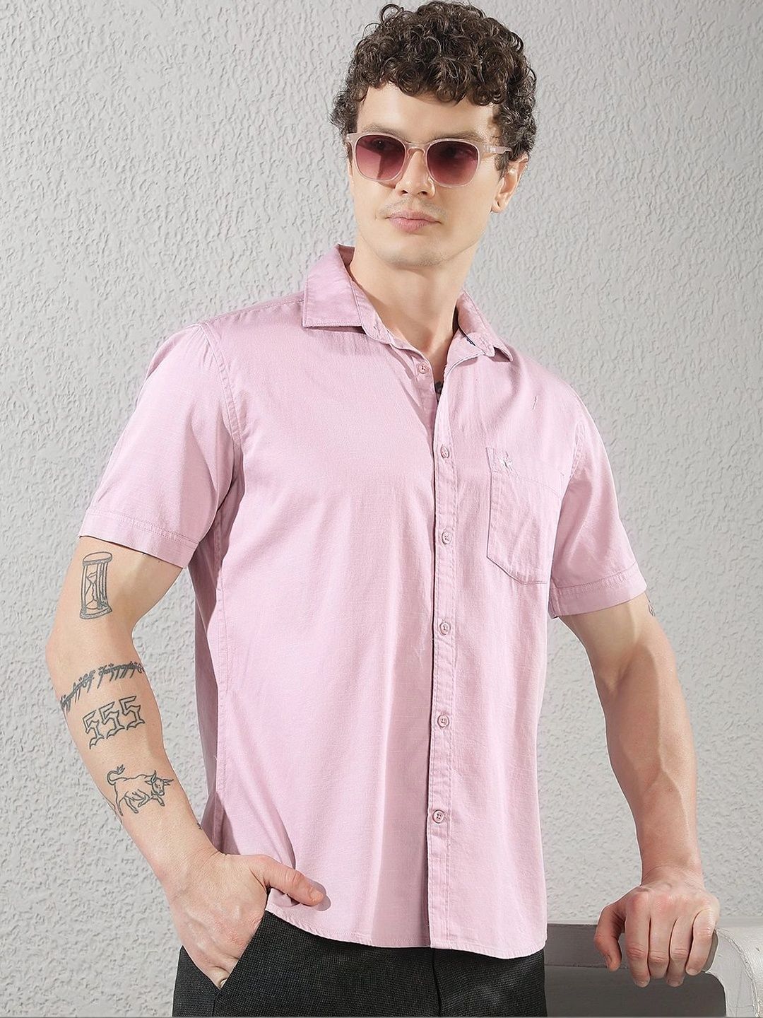Crimsoune Club Men Slim Fit Casual Shirt-image-41