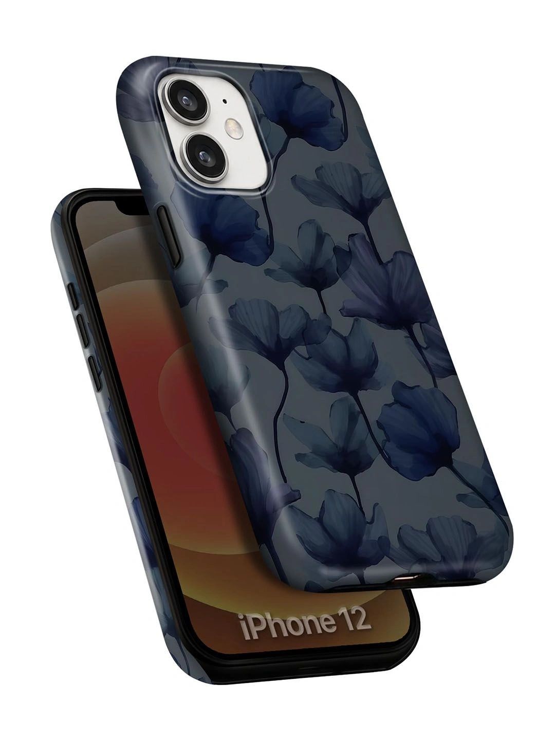 QRIOH Floral Printed iPhone 12 Back Case Mobile Accessories-picture-15