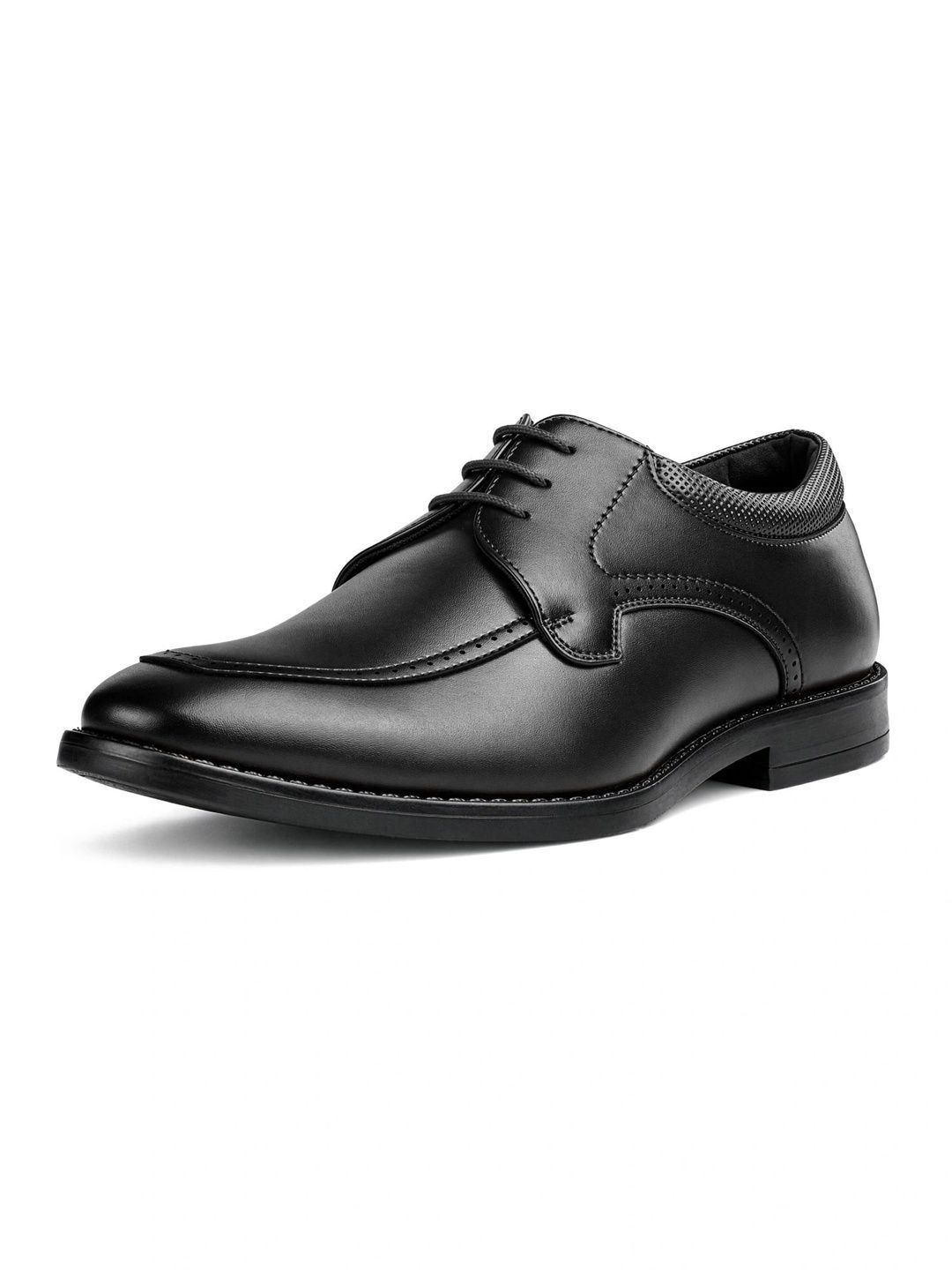 LOUIS STITCH Men PU Pointed Toe Lace-Ups Derbys Formal Shoes-image-29