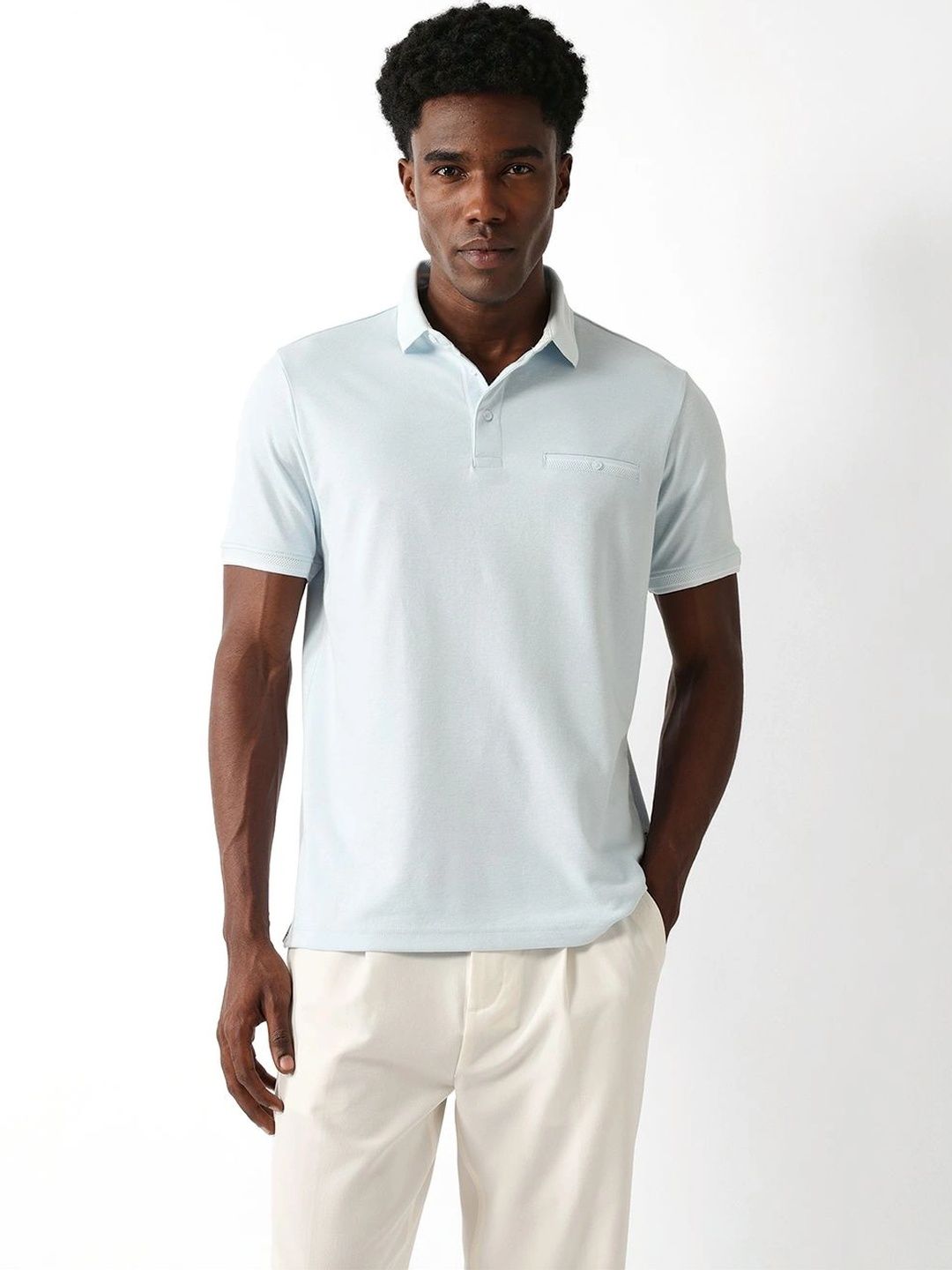 THE BEAR HOUSE Men Polo Collar Pockets T-shirt-picture-29