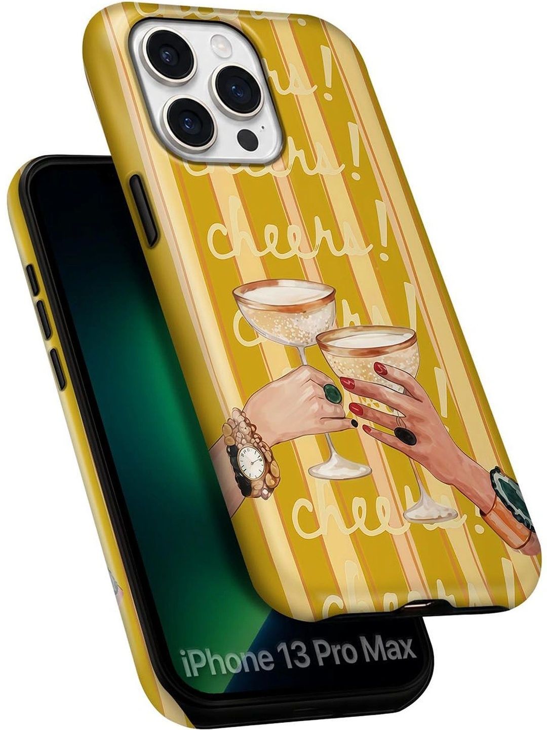 QRIOH Conversational Printed iPhone 13 Pro Max Back Case Mobile Accessories-picture-21