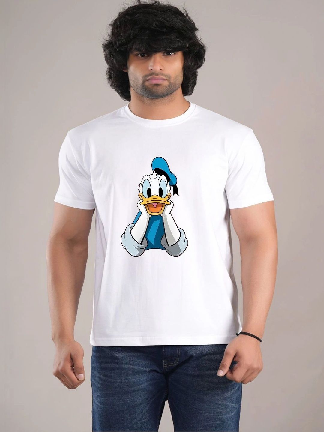 HESHA Men Donald Duck Printed T-shirt-picture-35