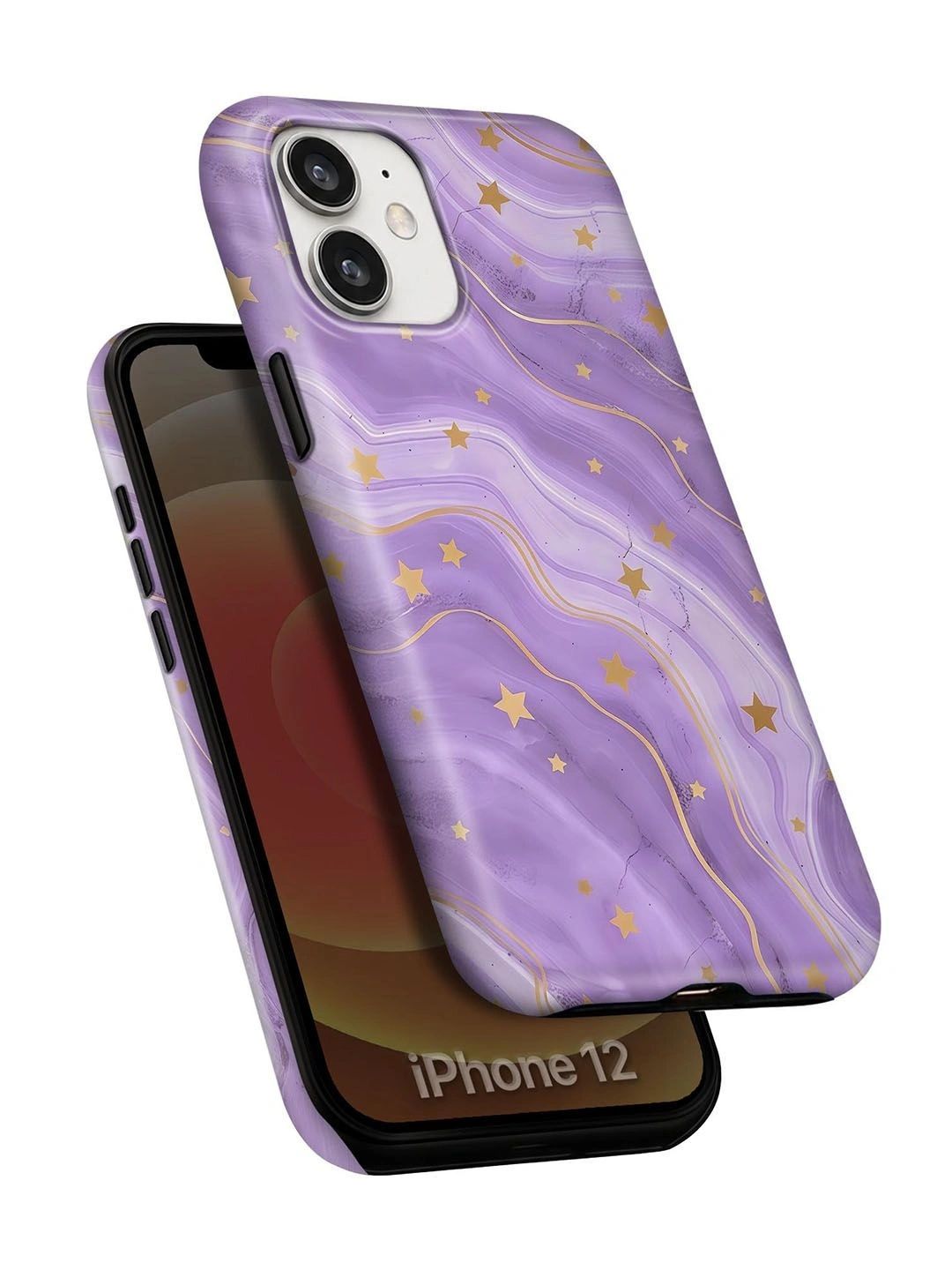 QRIOH Abstract Printed iPhone 12 Back Case Mobile Accessories-picture-39