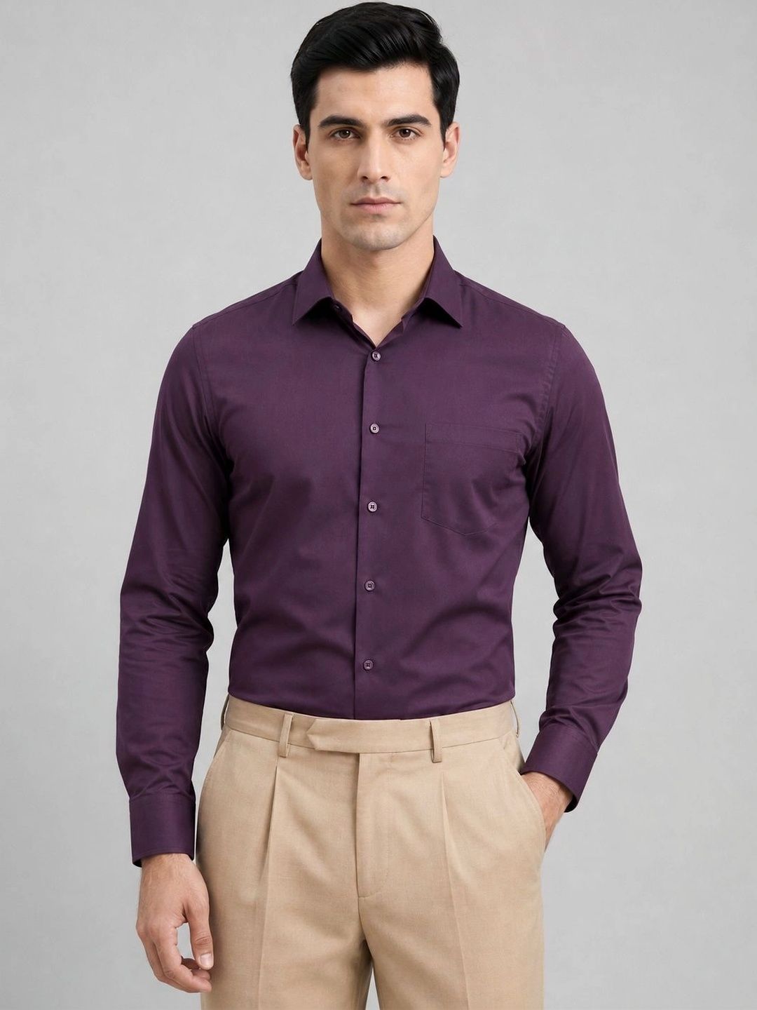 Indian Needle Men Classic Formal Shirt-image-20