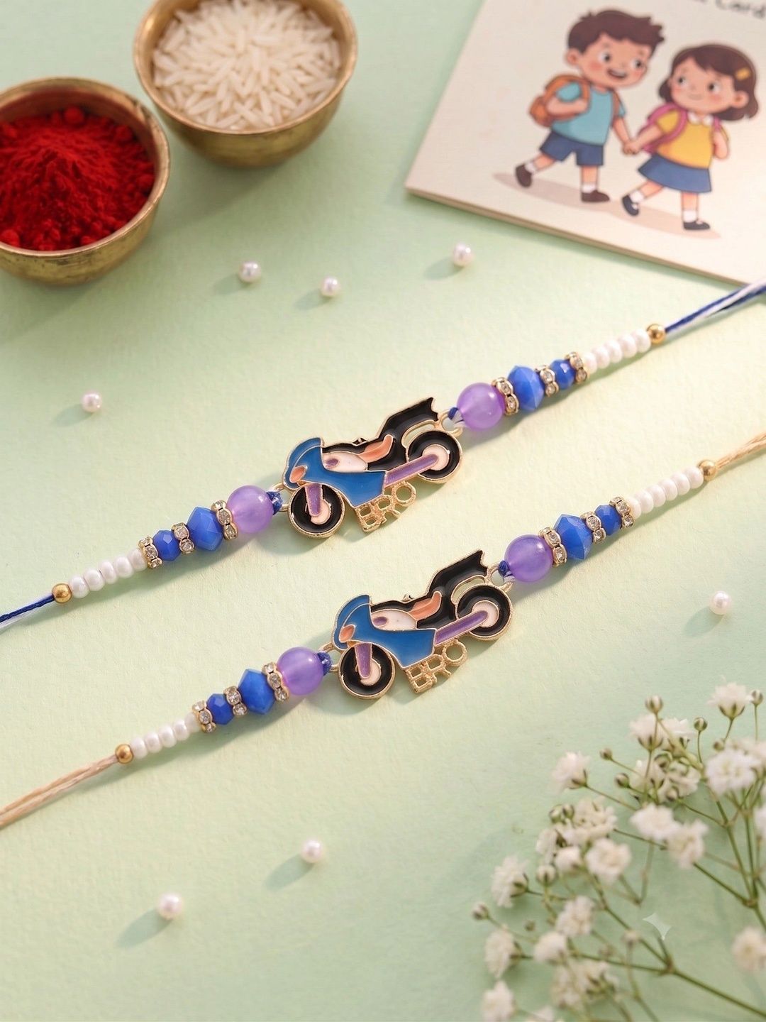 MEIRA JEWELLERY Thread Rakhi-picture-39